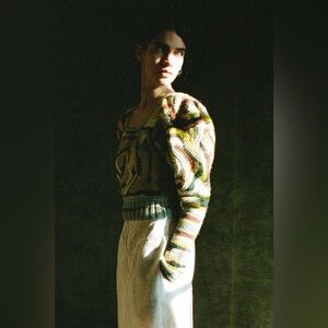 NWT $525 Sea Agnes Long Sleeve Sweater